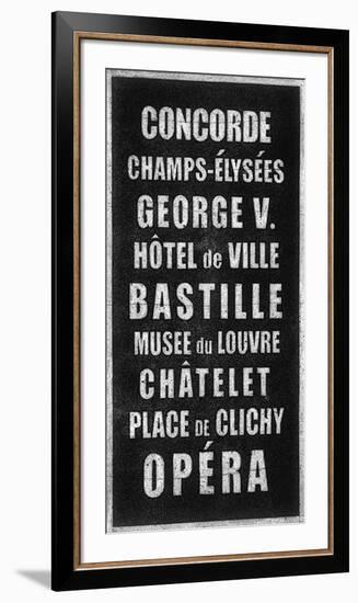 Paris Destination-Barry Goodman-Framed Art Print