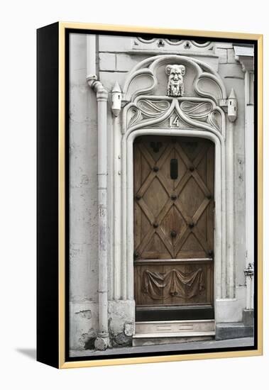 Paris Door-Tracey Telik-Framed Premier Image Canvas