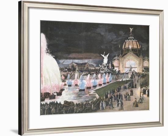 Paris During World Exposition, 1889, France-null-Framed Giclee Print