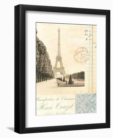 Paris Early Dawn-Cristin Atria-Framed Art Print