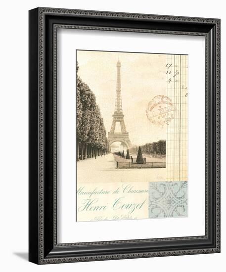 Paris Early Dawn-Cristin Atria-Framed Art Print