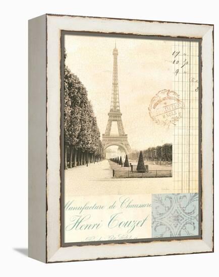 Paris Early Dawn-Cristin Atria-Framed Stretched Canvas