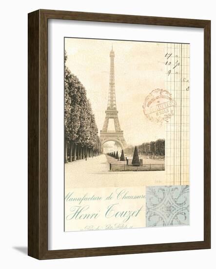 Paris Early Dawn-Cristin Atria-Framed Art Print