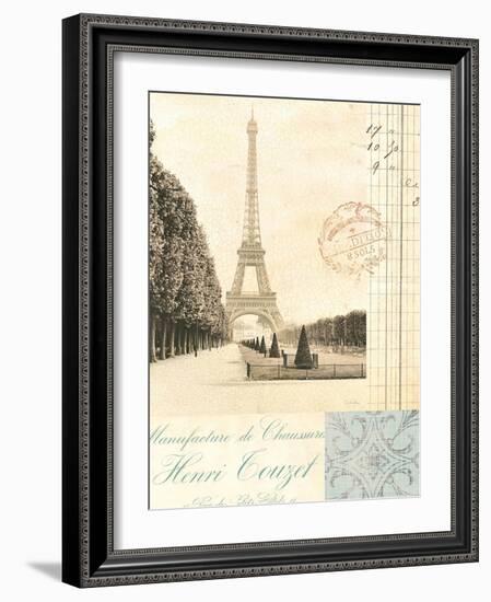 Paris Early Dawn-Cristin Atria-Framed Art Print