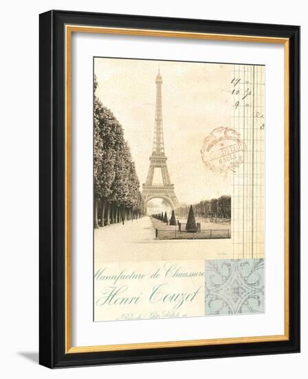 Paris Early Dawn-Cristin Atria-Framed Art Print