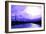 Paris Eiffel Purple Sunset-Philippe Hugonnard-Framed Giclee Print