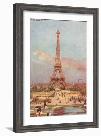 Paris - Eiffel Tower-null-Framed Art Print