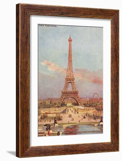 Paris - Eiffel Tower-null-Framed Art Print