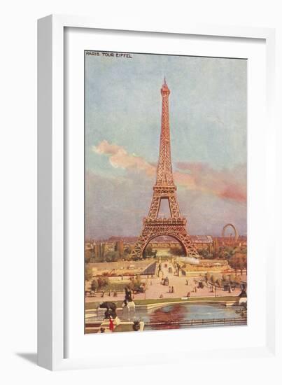 Paris - Eiffel Tower-null-Framed Art Print