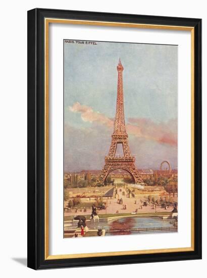 Paris - Eiffel Tower-null-Framed Art Print