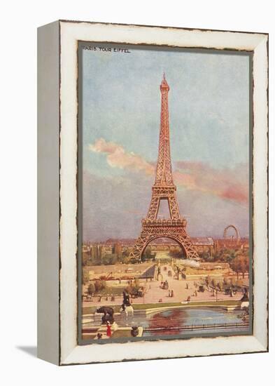 Paris - Eiffel Tower-null-Framed Stretched Canvas