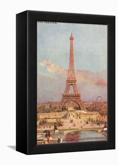 Paris - Eiffel Tower-null-Framed Stretched Canvas