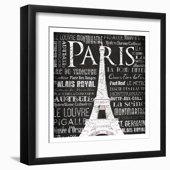 Paris Eiffel-Jace Grey-Framed Art Print