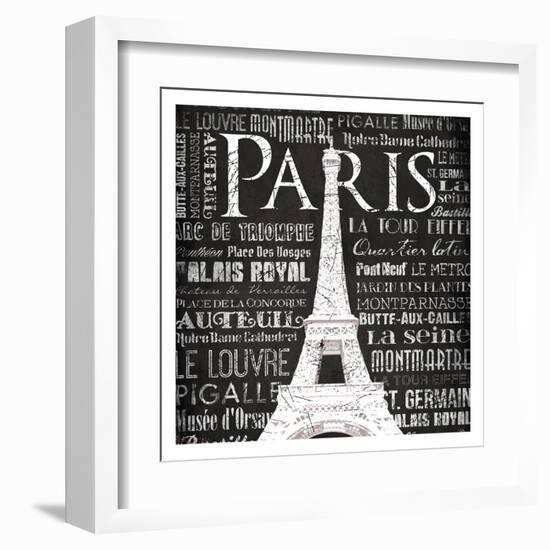 Paris Eiffel-Jace Grey-Framed Art Print