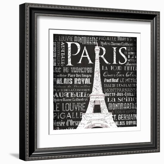 Paris Eiffel-Jace Grey-Framed Art Print