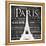 Paris Eiffel-Jace Grey-Framed Stretched Canvas