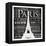 Paris Eiffel-Jace Grey-Framed Stretched Canvas