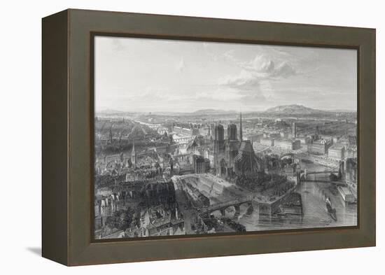 Paris en 1860-Edouard Willmann-Framed Premier Image Canvas