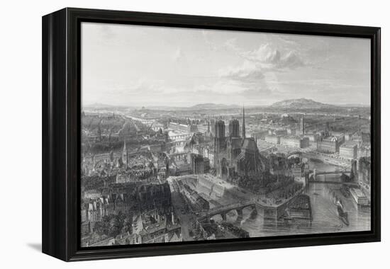 Paris en 1860-Edouard Willmann-Framed Premier Image Canvas