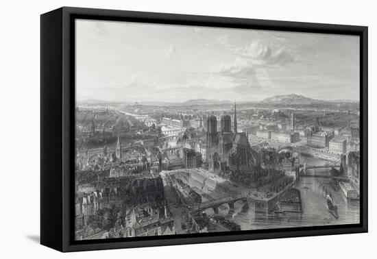 Paris en 1860-Edouard Willmann-Framed Premier Image Canvas