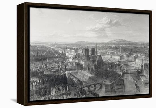 Paris en 1860-Edouard Willmann-Framed Premier Image Canvas