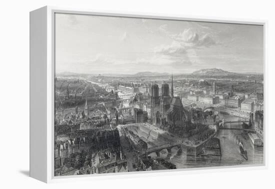 Paris en 1860-Edouard Willmann-Framed Premier Image Canvas