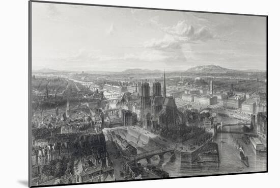 Paris en 1860-Edouard Willmann-Mounted Giclee Print