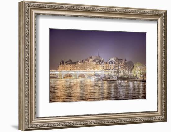 Paris En France, La Seine-Philippe Manguin-Framed Photographic Print