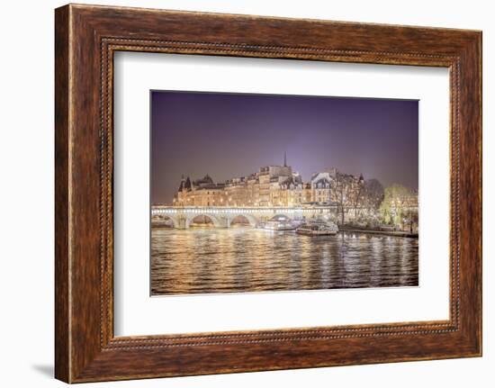 Paris En France, La Seine-Philippe Manguin-Framed Photographic Print