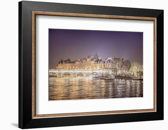 Paris En France, La Seine-Philippe Manguin-Framed Photographic Print