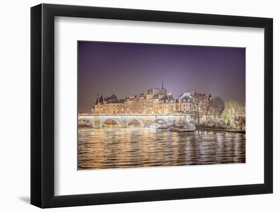 Paris En France, La Seine-Philippe Manguin-Framed Photographic Print