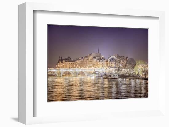 Paris En France, La Seine-Philippe Manguin-Framed Photographic Print