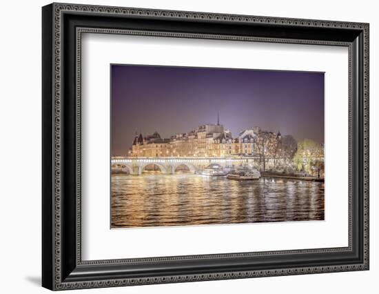 Paris En France, La Seine-Philippe Manguin-Framed Photographic Print