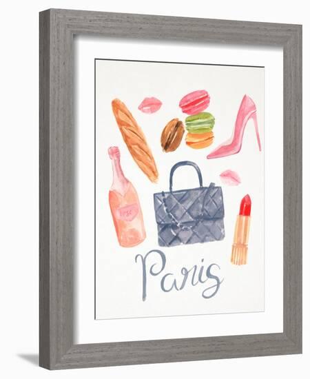 Paris Essentials I-Annie Warren-Framed Art Print