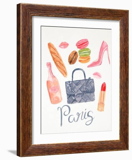 Paris Essentials I-Annie Warren-Framed Art Print