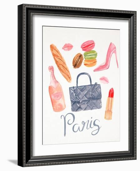 Paris Essentials I-Annie Warren-Framed Art Print