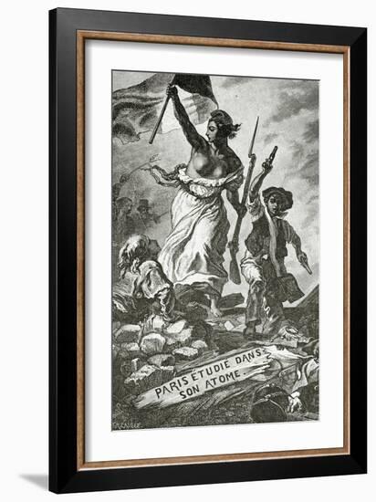 Paris Etudie Dans Son Atome,19th Century-Eugene Delacroix-Framed Giclee Print