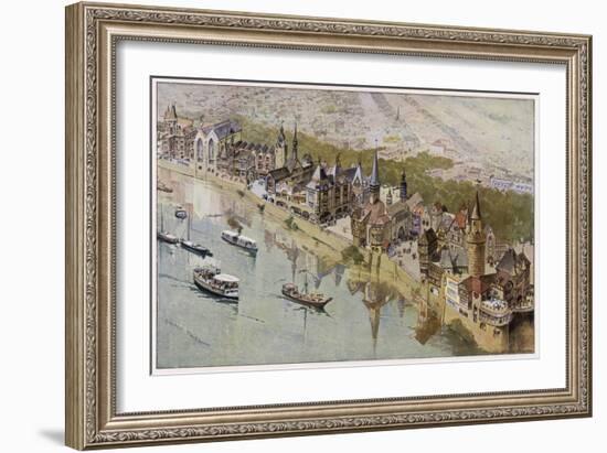 Paris Exhib Medieval-Ewald Thiel-Framed Art Print