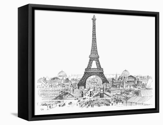 Paris Exhibition, 1889-null-Framed Premier Image Canvas