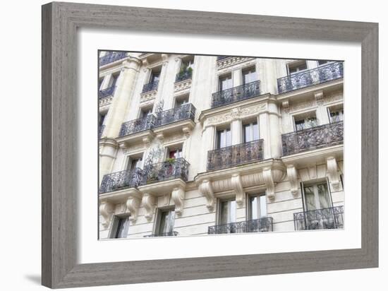 Paris Facade II-Cora Niele-Framed Giclee Print
