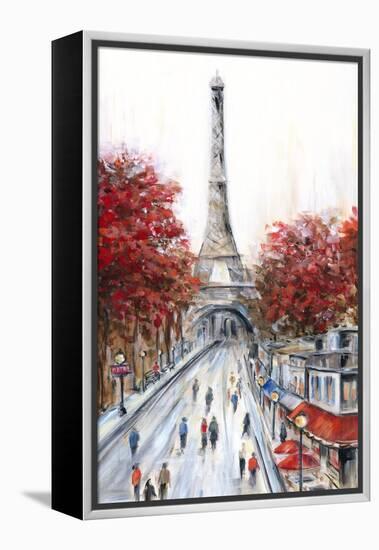 Paris Fall-Marilyn Dunlap-Framed Stretched Canvas