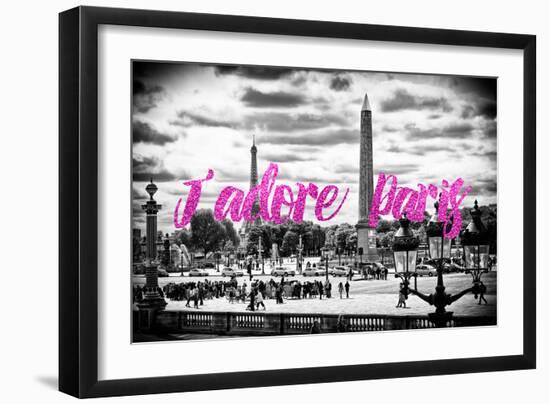 Paris Fashion Series - J'adore Paris - Place de la Concorde II-Philippe Hugonnard-Framed Photographic Print