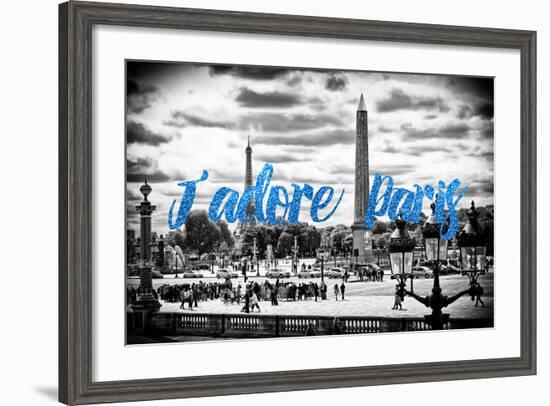 Paris Fashion Series - J'adore Paris - Place de la Concorde III-Philippe Hugonnard-Framed Photographic Print