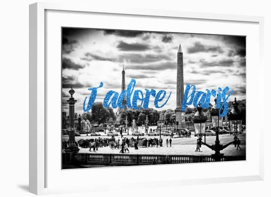 Paris Fashion Series - J'adore Paris - Place de la Concorde III-Philippe Hugonnard-Framed Photographic Print