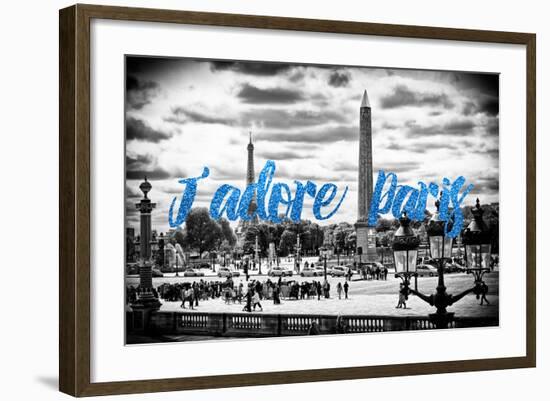 Paris Fashion Series - J'adore Paris - Place de la Concorde III-Philippe Hugonnard-Framed Photographic Print