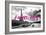 Paris Fashion Series - J'adore Paris - Seine River and Eiffel Tower II-Philippe Hugonnard-Framed Photographic Print