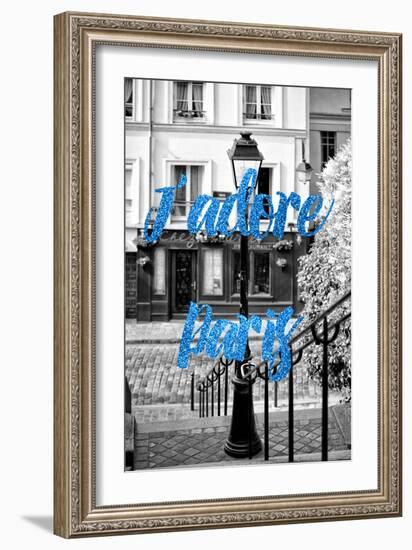 Paris Fashion Series - J'adore Paris - Stairs of Montmartre III-Philippe Hugonnard-Framed Photographic Print