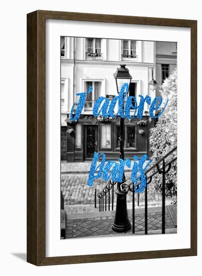 Paris Fashion Series - J'adore Paris - Stairs of Montmartre III-Philippe Hugonnard-Framed Photographic Print