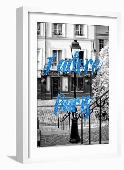 Paris Fashion Series - J'adore Paris - Stairs of Montmartre III-Philippe Hugonnard-Framed Photographic Print