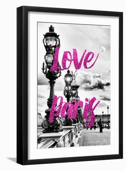 Paris Fashion Series - Love Paris - Parisian Architecture II-Philippe Hugonnard-Framed Photographic Print